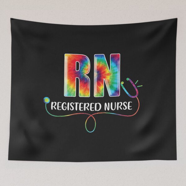 Item preview, RN Nurse Tie Dye Registered Nurse Life 2021 Mothers Day TShirt124 designed and sold by claudiadccla.