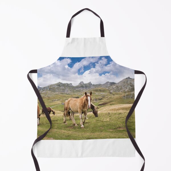 Item preview, Horses at Pourtalet Pass designed and sold by Delphimages Art.