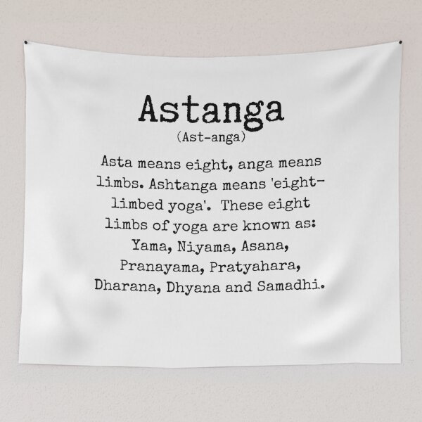 Item preview, Ashtanga text designed and sold by eyoginminimal.