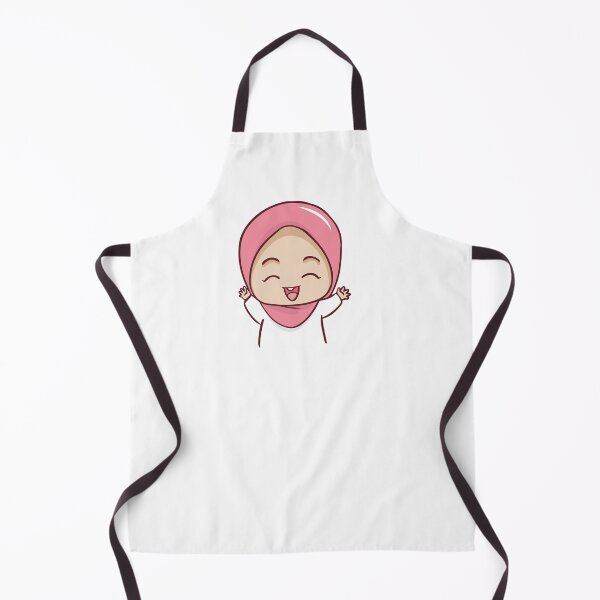 Item preview, Cute Muslim Girl Chibi Styled - Eid Mubarak 2021 designed and sold by PosterpartyCo.