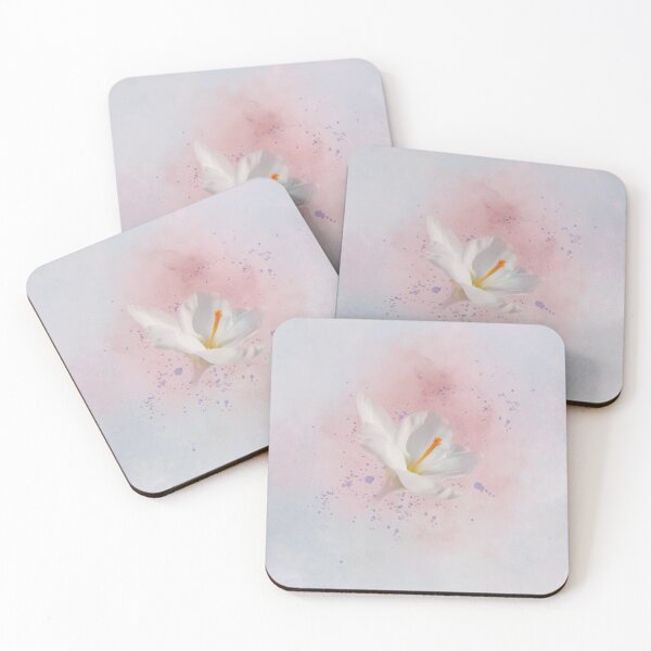 Item preview, Dreamy White Crocus designed and sold by Elisabeth Lucas.