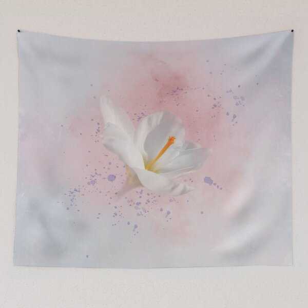 Item preview, Dreamy White Crocus designed and sold by Elisabeth Lucas.