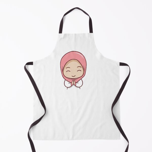 Item preview, Cute Muslim Girl Chibi Styled - Eid Mubarak 2021 designed and sold by PosterpartyCo.