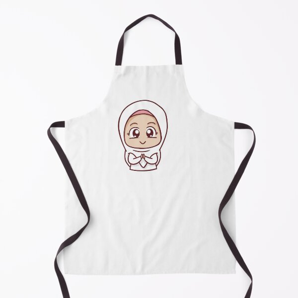 Item preview, Cute Muslim Girl Chibi Styled - Eid Mubarak 2021 designed and sold by PosterpartyCo.