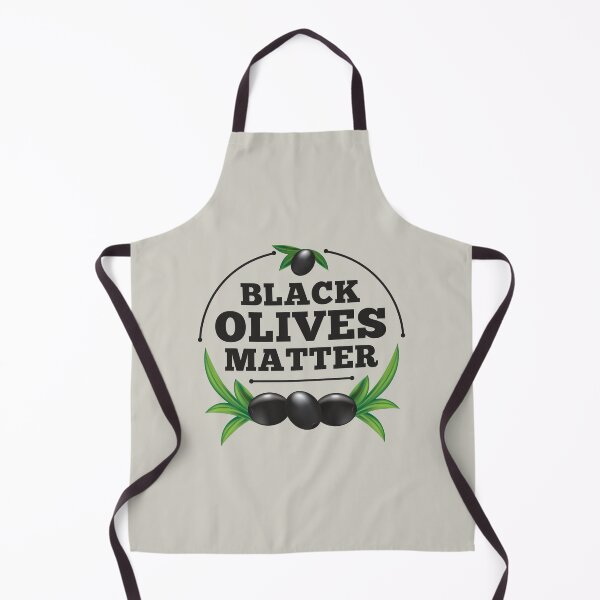 Item preview, Black Olives Matter humor text design designed and sold by BLMcreations.