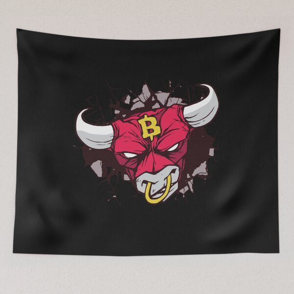 Item preview, Bitcoin bull designed and sold by DerSenat.