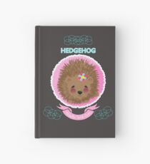 Cute Whimsy Woodland Animal Baby Hedgehog Design Hardcover Journal