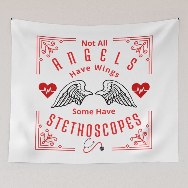 Item preview, not all angels have wings, some have stethoscopes designed and sold by BestDesign87.
