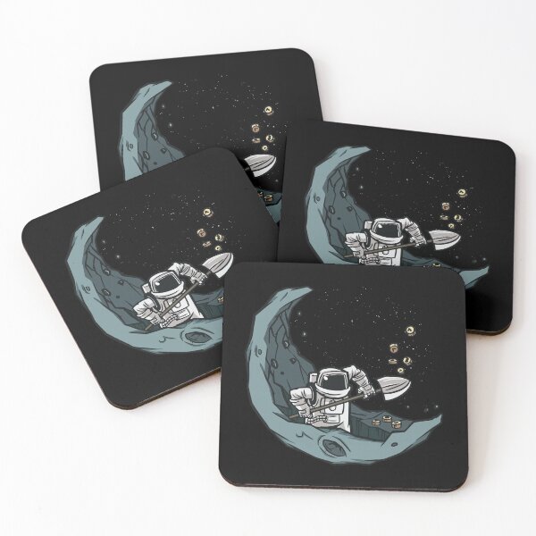 Item preview, Crypto Astronaut On The Moon designed and sold by Hoiho Adventure Shirts.