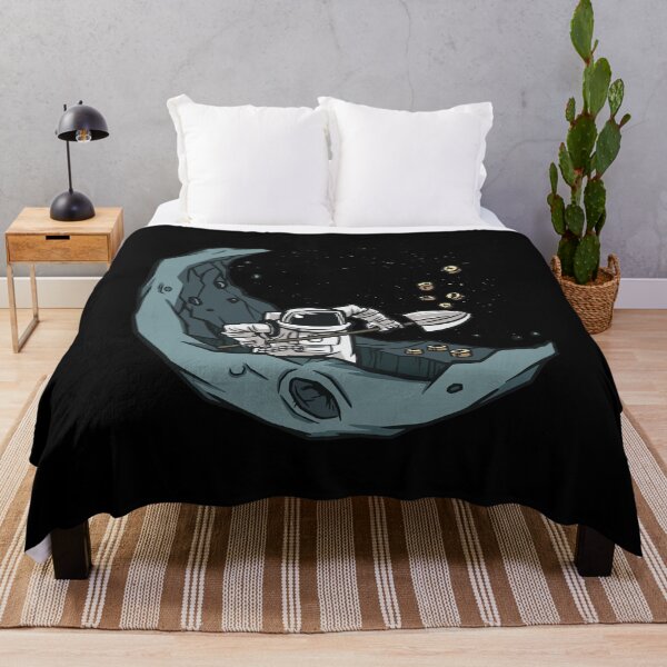 Item preview, Crypto Astronaut On The Moon designed and sold by Hoiho Adventure Shirts.
