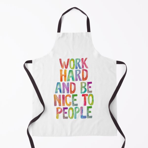 Item preview, Work Hard and Be Nice to People designed and sold by MotivatedType.
