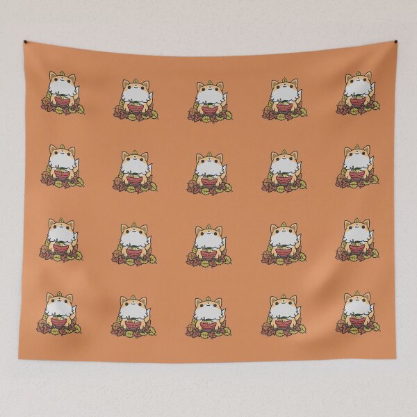 Item preview, Cute Fox Leaves Ramen designed and sold by patrick10reyes.
