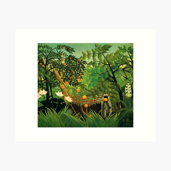 Item preview, Henri Rousseau "Exotic landscape", 1910 designed and sold by Alexandra Dahl.
