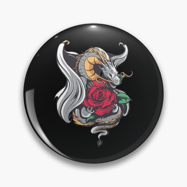 Item preview, Dragon and rose designed and sold by DerSenat.