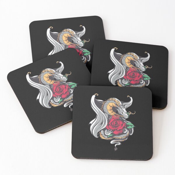 Item preview, Dragon and rose designed and sold by DerSenat.