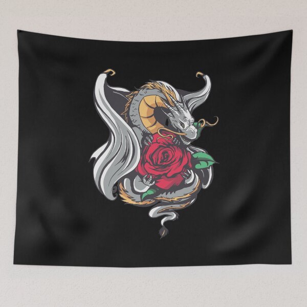 Item preview, Dragon and rose designed and sold by DerSenat.