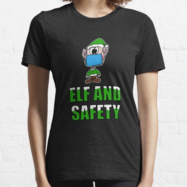Elf and Safety Christmas 2021 Christmask Masked Funny Essential T-Shirt