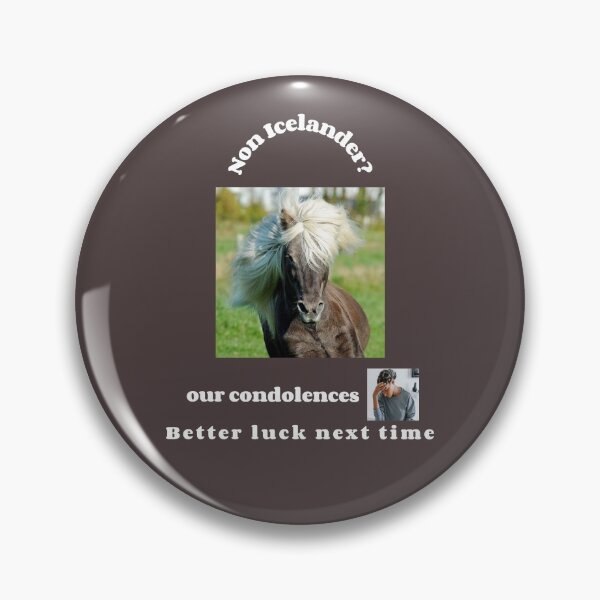 Item preview, "Condolences to non Icelanders"  (white text) designed and sold by skoumpourdides.