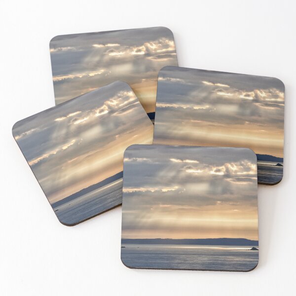 Item preview, Morning light shafts over the Scares - a group of rocks in Luce Bay, Wigtownshire, Scotland designed and sold by Richard Flint.