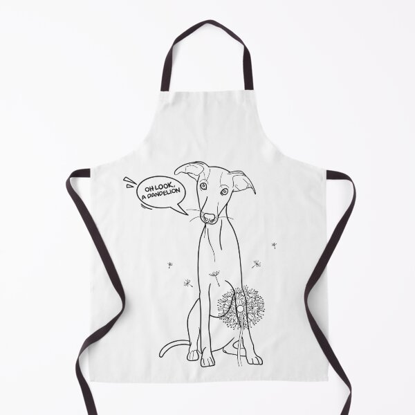 Item preview, Funny greyhound design; Greyhound with a dandelion flower designed and sold by ThisIggyLife.