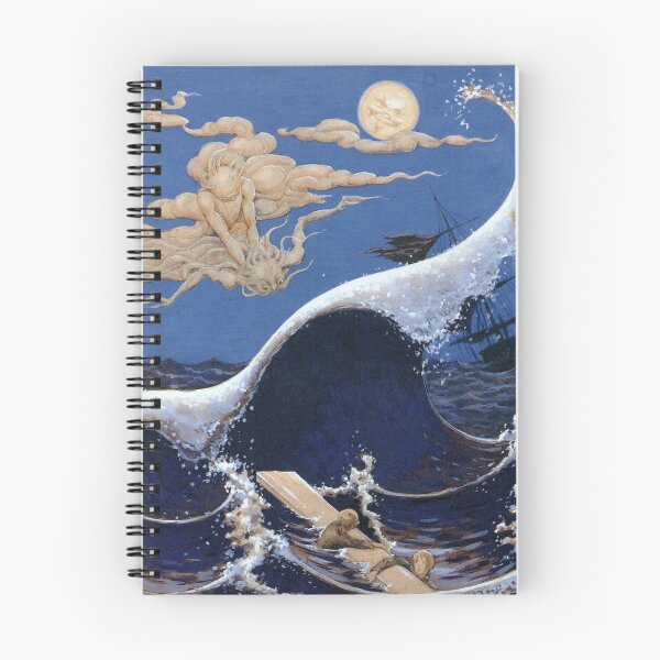 Item preview, Moonman saves the shipwrecked by Rudolf Koivu  designed and sold by ArtHistoryLover.