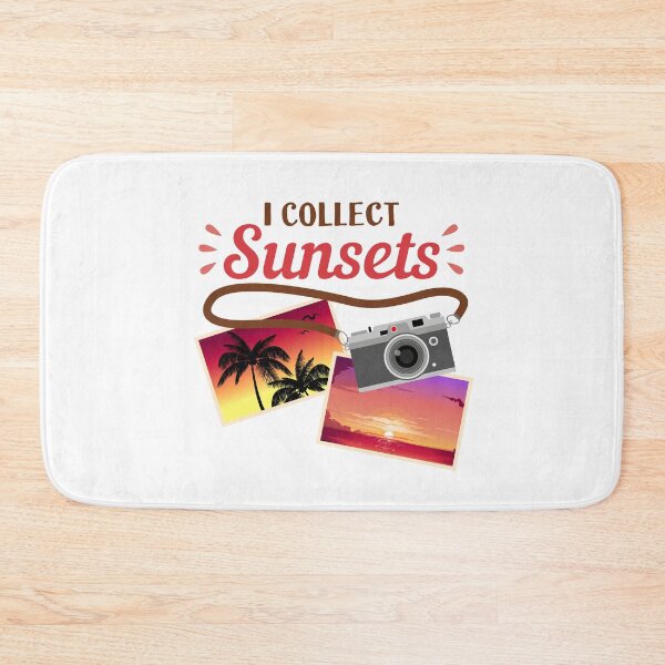 Item preview, I Collect Sunsets, Summer Beach Vacation Sunset Photographer designed and sold by Maria Garcia.