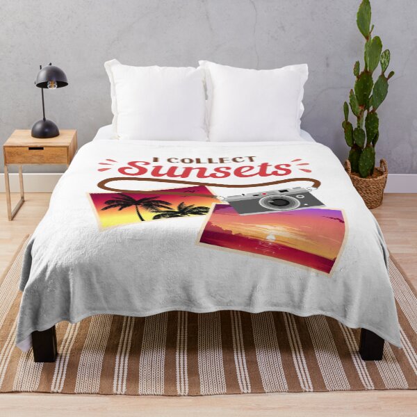 Item preview, I Collect Sunsets, Summer Beach Vacation Sunset Photographer designed and sold by Maria Garcia.