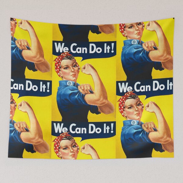 Item preview, We Can Do It! vintage war poster motivational designed and sold by Vintage Designs +.