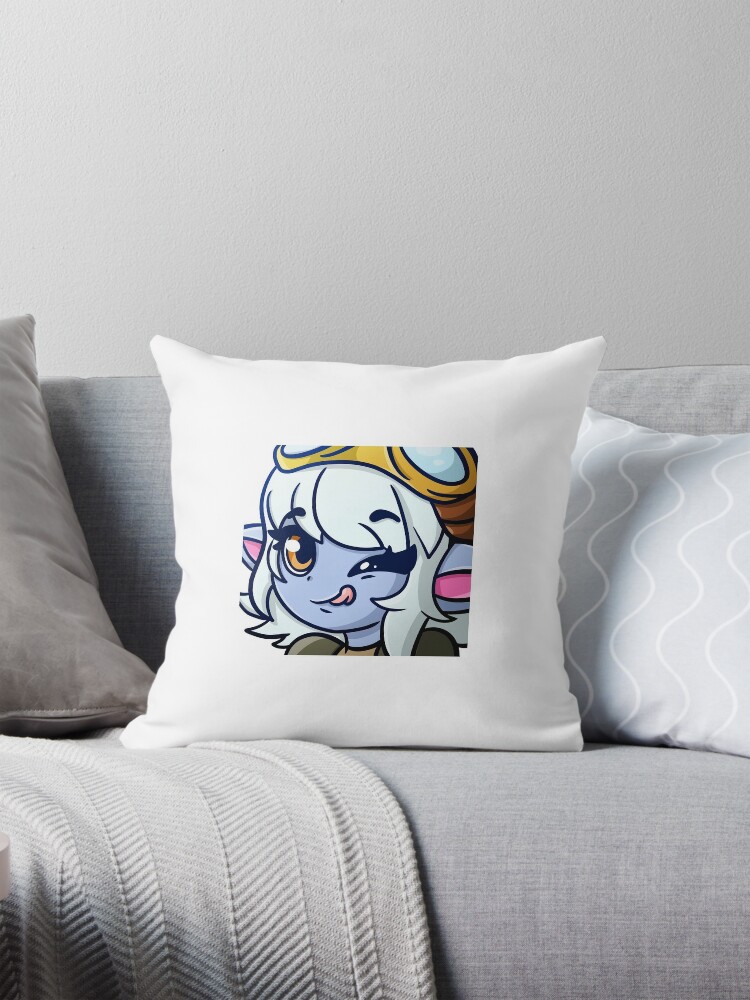 Wink throw pillow fashion