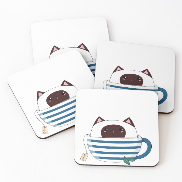 Item preview, Teacup Cat Oolong designed and sold by Stickyourselfon.