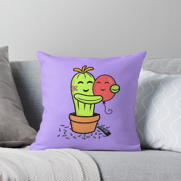 Item preview, Lindo Cactus afeitado para un abrazo con un globo rosa designed and sold by AlKap.