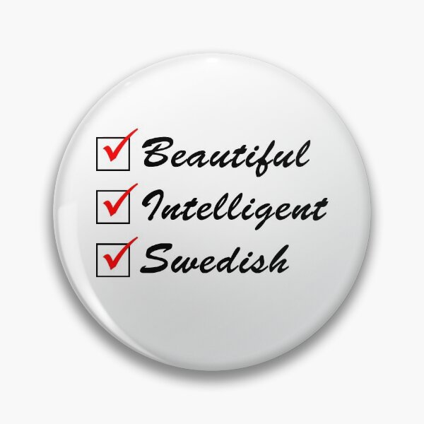 Item preview, Beautiful Intelligent Swedish designed and sold by jaycartoonist.