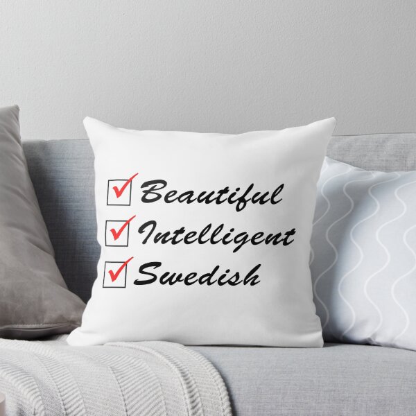 Item preview, Beautiful Intelligent Swedish designed and sold by jaycartoonist.