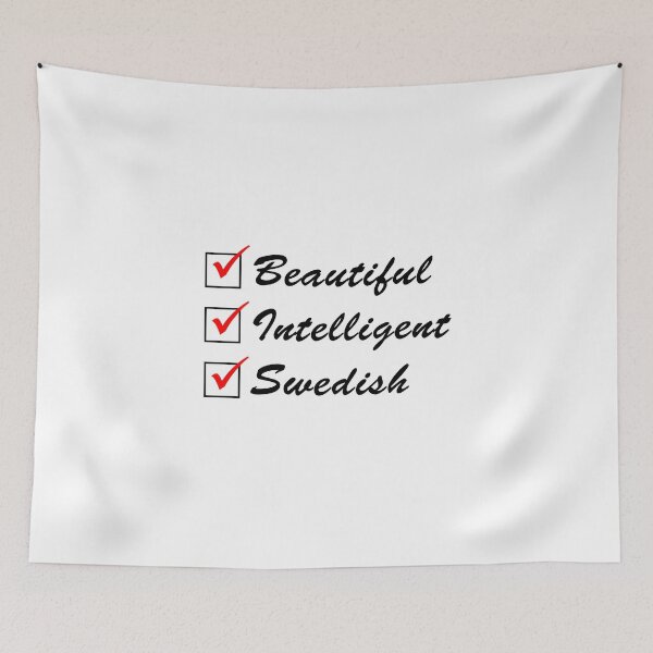 Item preview, Beautiful Intelligent Swedish designed and sold by jaycartoonist.