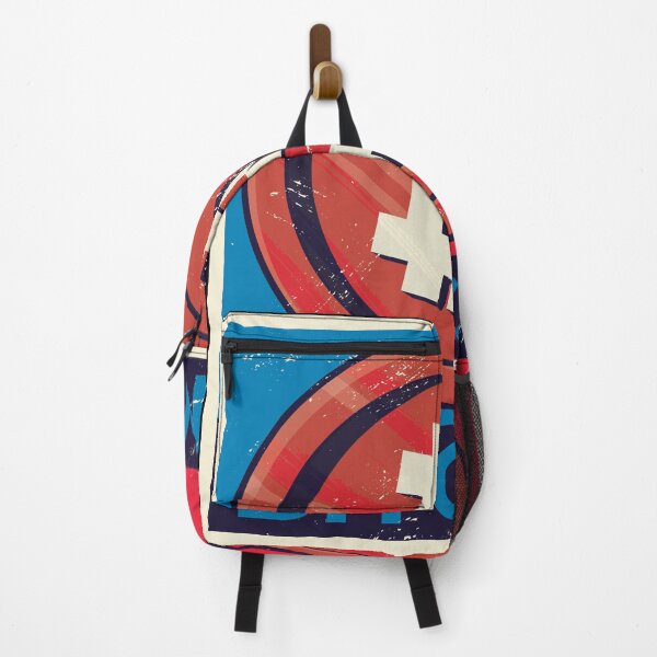 Item preview, Retro Bitcoin Blue & Red designed and sold by Hoiho Adventure Shirts.