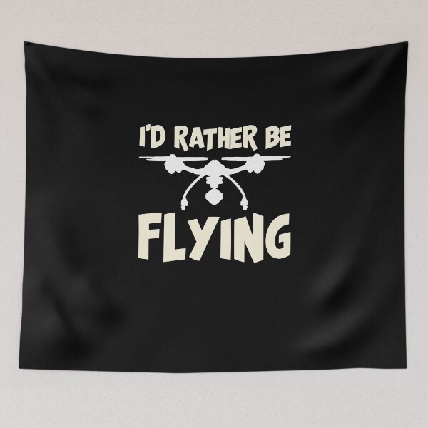 Item preview, I'D Rather Be Drone Flying Aircraft AI Robotics Automation designed and sold by Nessshirts.