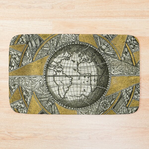 Item preview, Map of Western hemisphere within a windrose designed and sold by AdamStCyr.