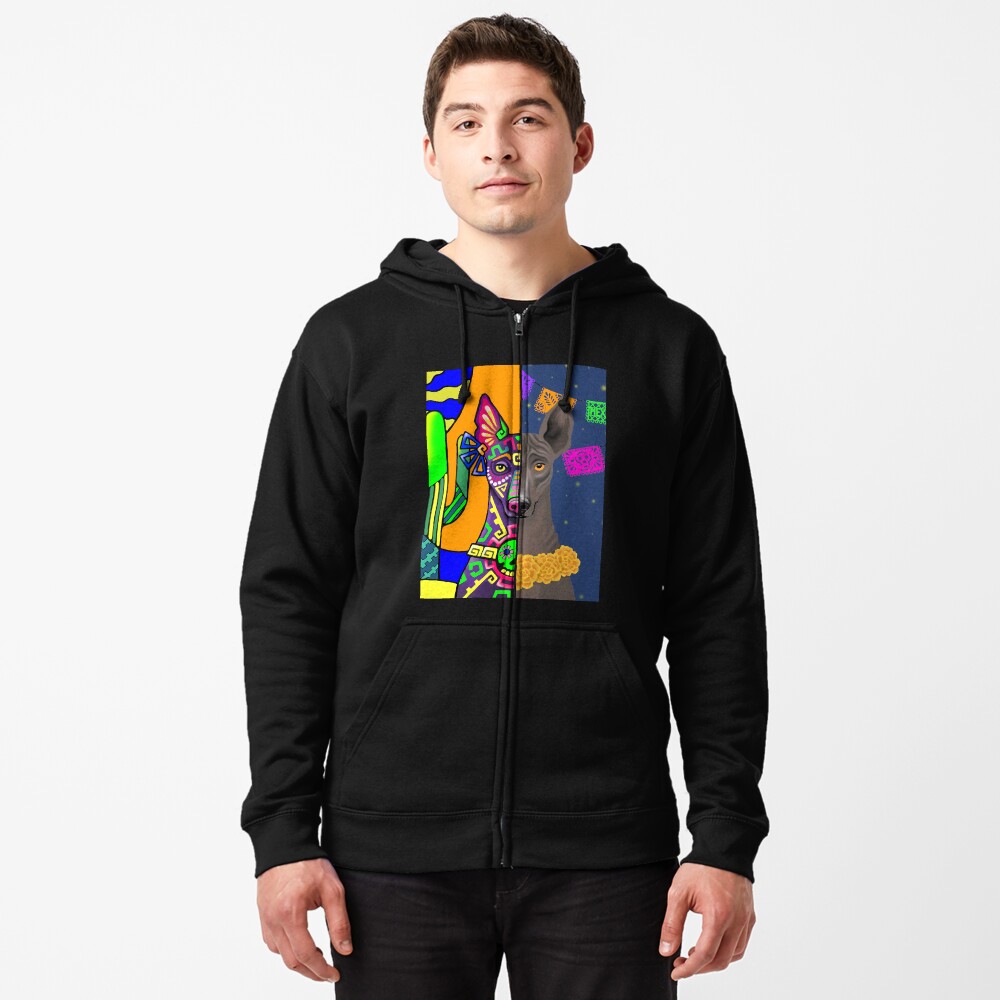 Vista previa del artículo con la obra «Sudadera con capucha y cremallera», diseñado y vendido por TsapunDariaArt.