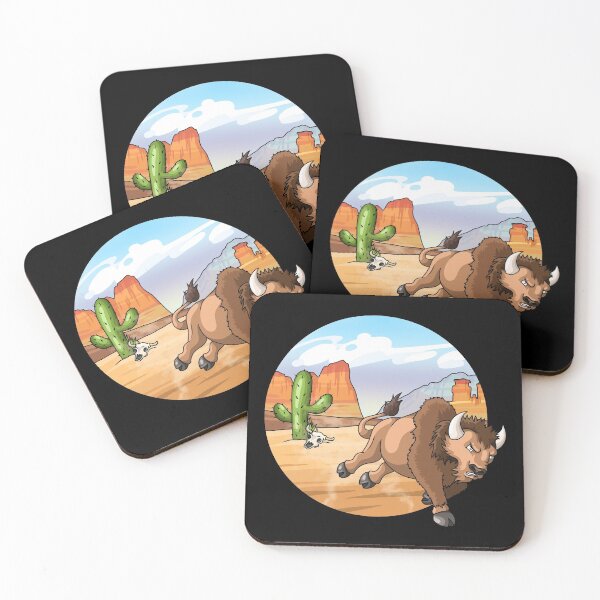 Item preview, Bison american steppe prairie design designed and sold by ARTemyzz.