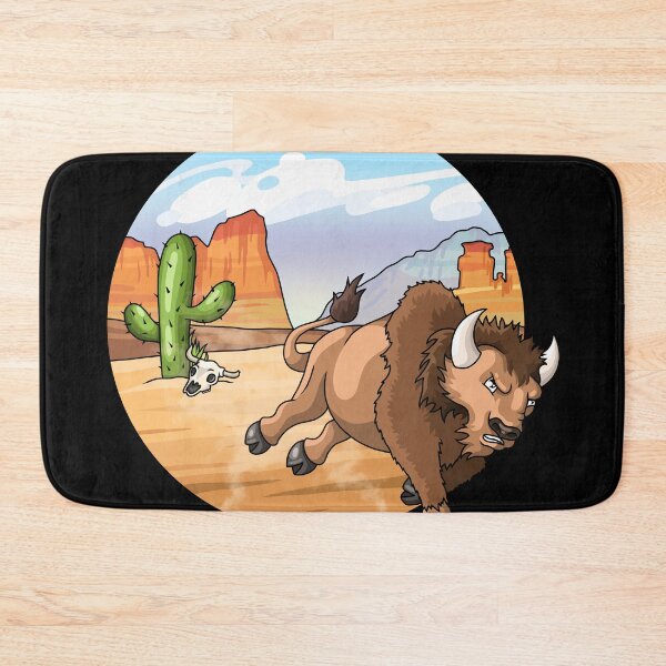 Artikelvorschau, Bison in der Steppe Prärie Design entworfen und verkauft von ARTemyzz.