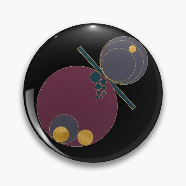 Item preview, Geometric Artwork with Circles and Gold designed and sold by BilgePaksoylu.