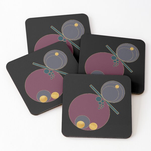 Item preview, Geometric Artwork with Circles and Gold designed and sold by BilgePaksoylu.