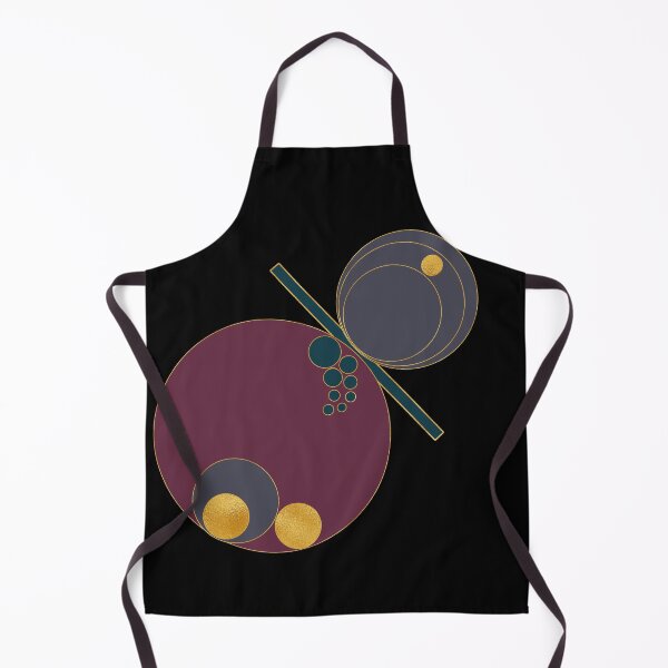 Item preview, Geometric Artwork with Circles and Gold designed and sold by BilgePaksoylu.
