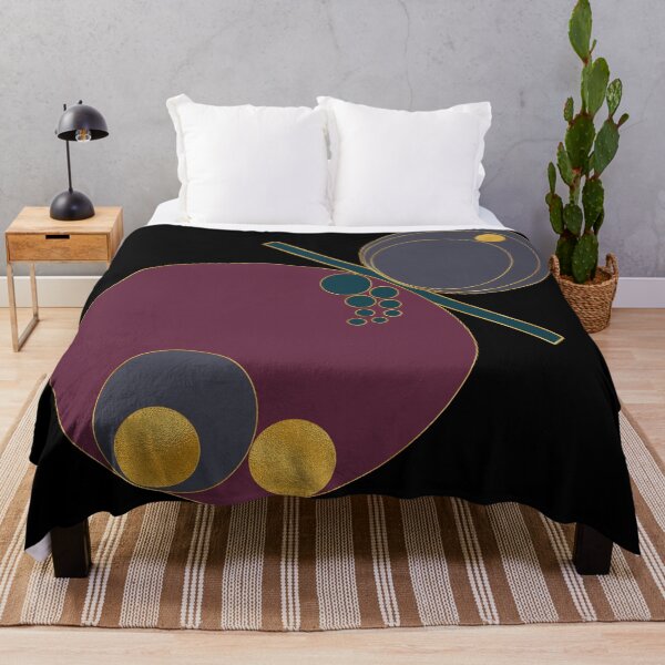 Item preview, Geometric Artwork with Circles and Gold designed and sold by BilgePaksoylu.