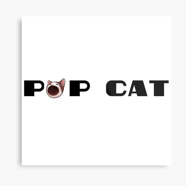 Pop Cat Meme Photographic Print for Sale by masoncarr2244