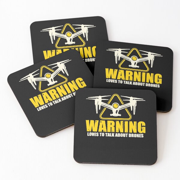 Item preview, Warning Loves To Talk About Drones Flying Aircraft Robotics  designed and sold by Nessshirts.