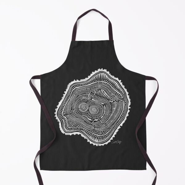 Item preview, Peachleaf Willow – White on Black designed and sold by Cat Coquillette.