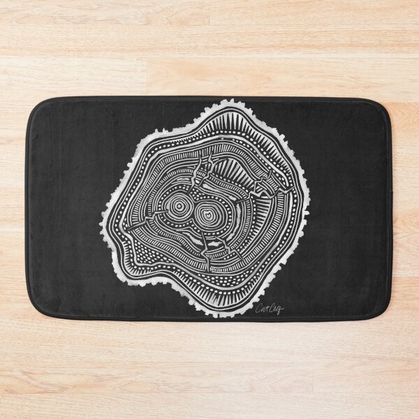 Item preview, Peachleaf Willow – White on Black designed and sold by Cat Coquillette.