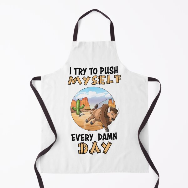 Item preview, Push myself buffalo motivation quote designed and sold by ARTemyzz.