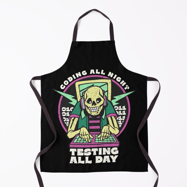 Item preview, Programming Skeleton Coding All Night Testing All Day designed and sold by Hoiho Adventure Shirts.